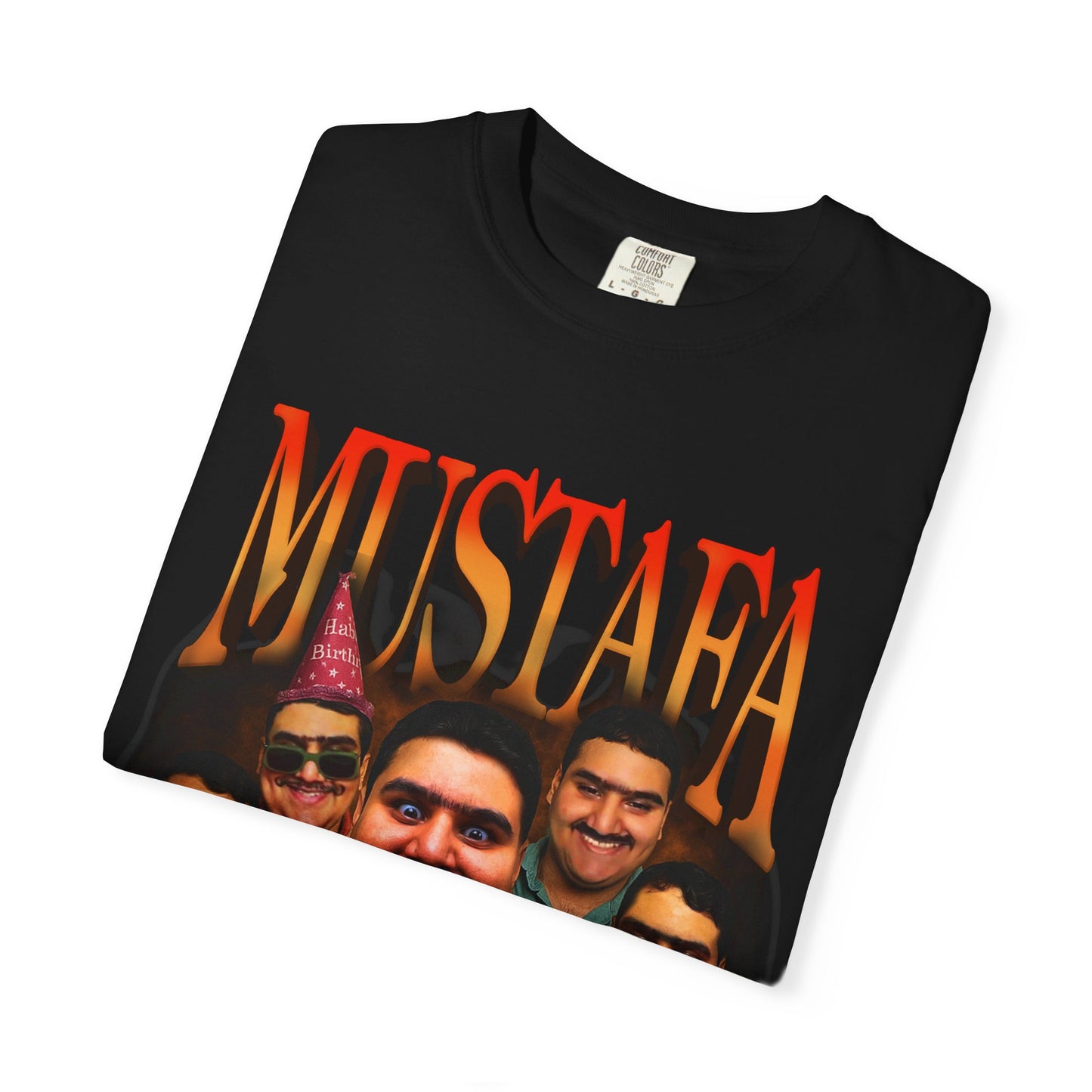 Retro Graphic Tee for Mustafa Fans | Unisex Garment-Dyed T-Shirt, Vintage Style, Gift for Him, Casual Wear, Nostalgic Apparel