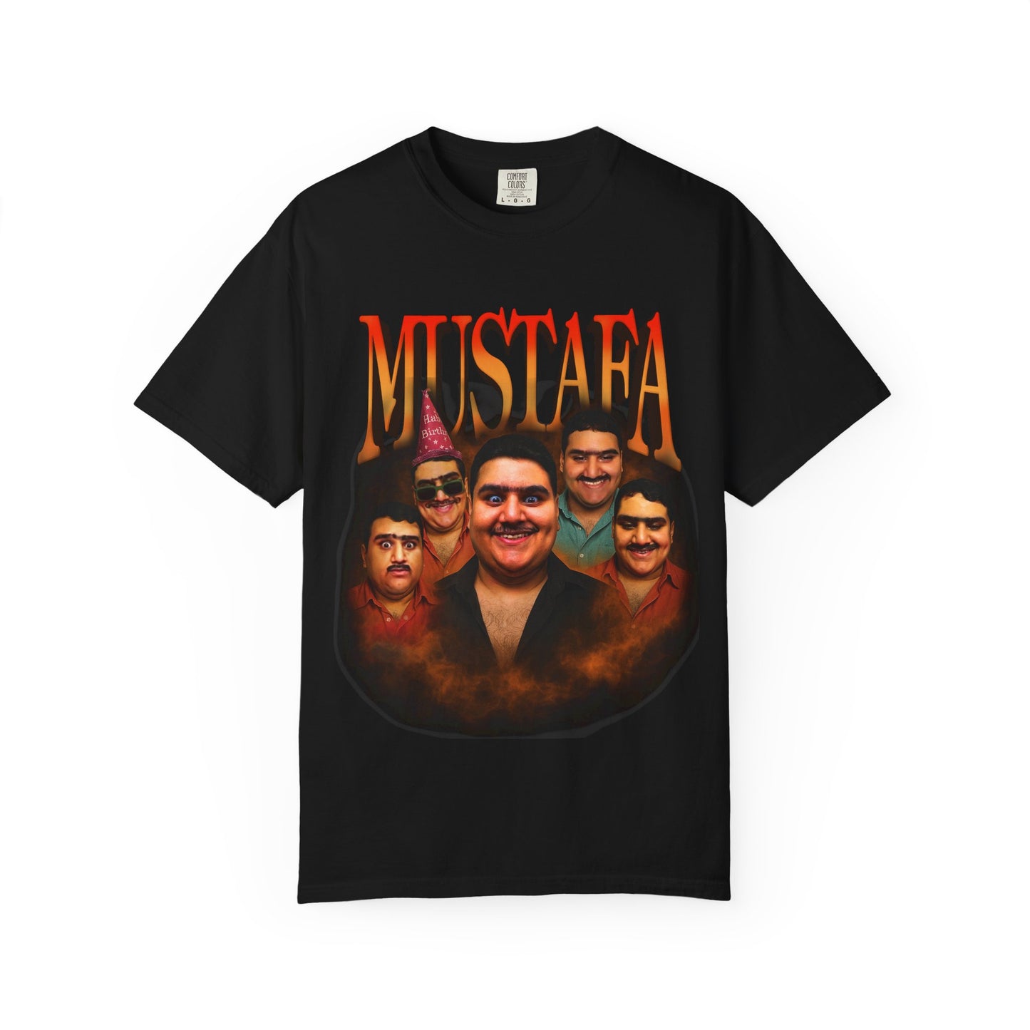 Retro Graphic Tee for Mustafa Fans | Unisex Garment-Dyed T-Shirt, Vintage Style, Gift for Him, Casual Wear, Nostalgic Apparel