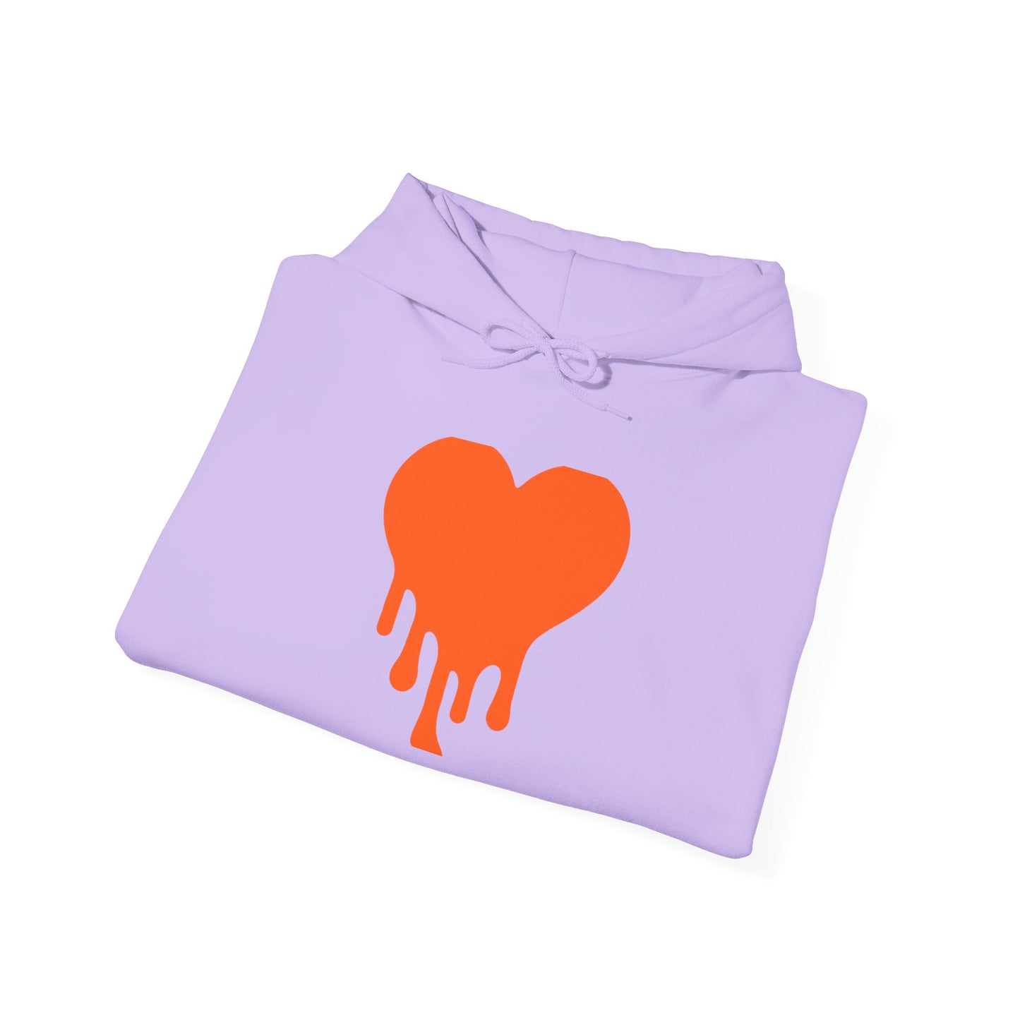 Dripping Heart Hoodie, Unisex Casual Sweatshirt, Heart Lover Gift, Cozy Winter Apparel, Streetwear Fashion, Valentine's Day Hoodie