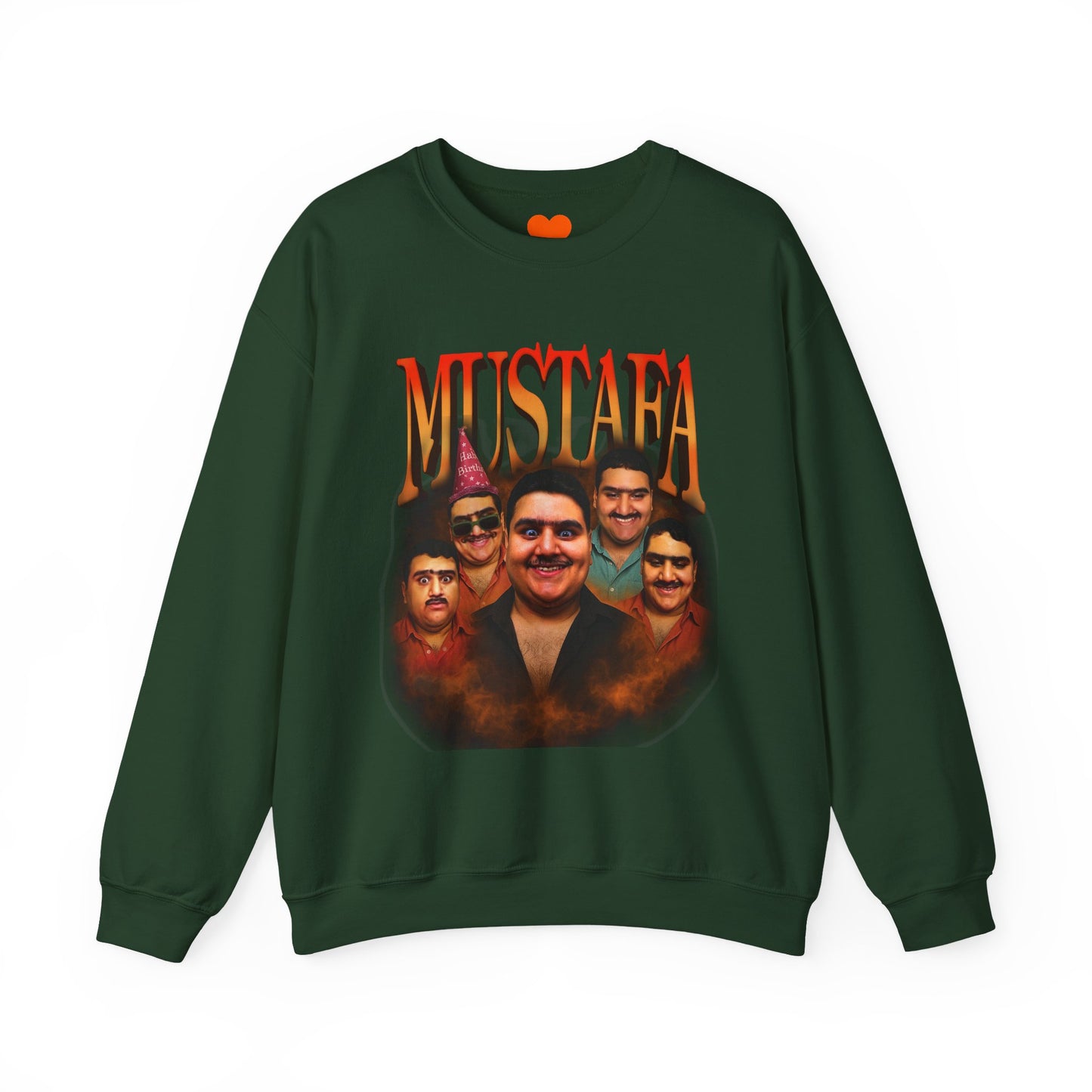 Vintage Mustafa Crewneck Sweatshirt | Retro Style, Unisex Gift, 90s Vibes, Cozy Fashion, Perfect for Casual Outings