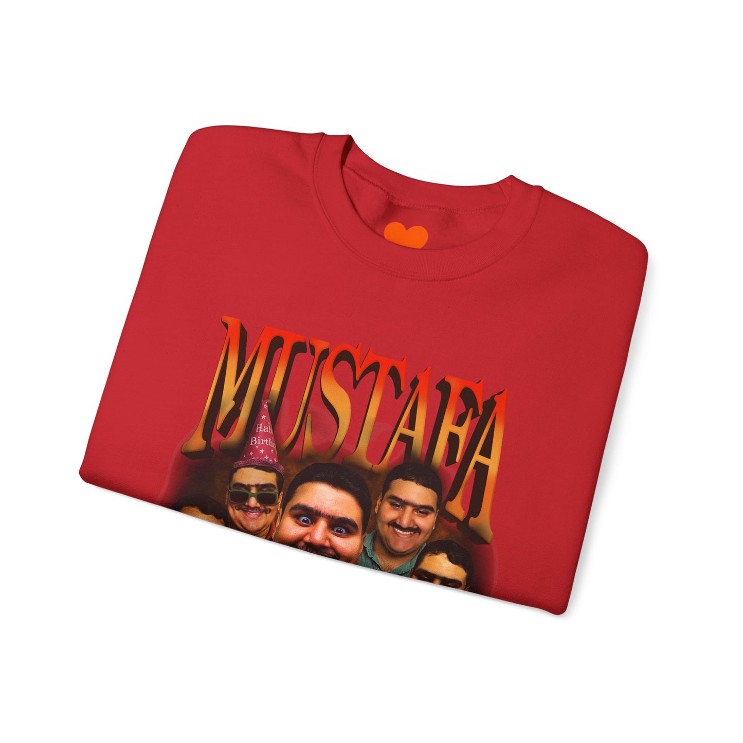 Vintage Mustafa Crewneck Sweatshirt | Retro Style, Unisex Gift, 90s Vibes, Cozy Fashion, Perfect for Casual Outings