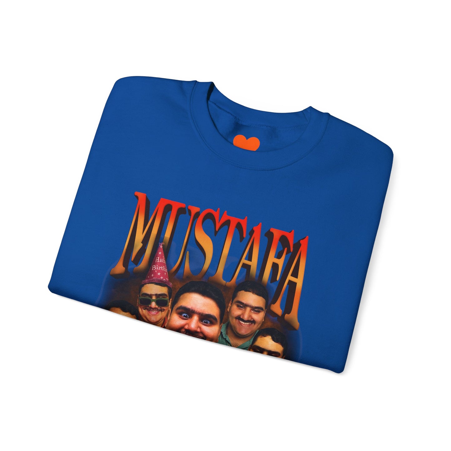 Vintage Mustafa Crewneck Sweatshirt | Retro Style, Unisex Gift, 90s Vibes, Cozy Fashion, Perfect for Casual Outings