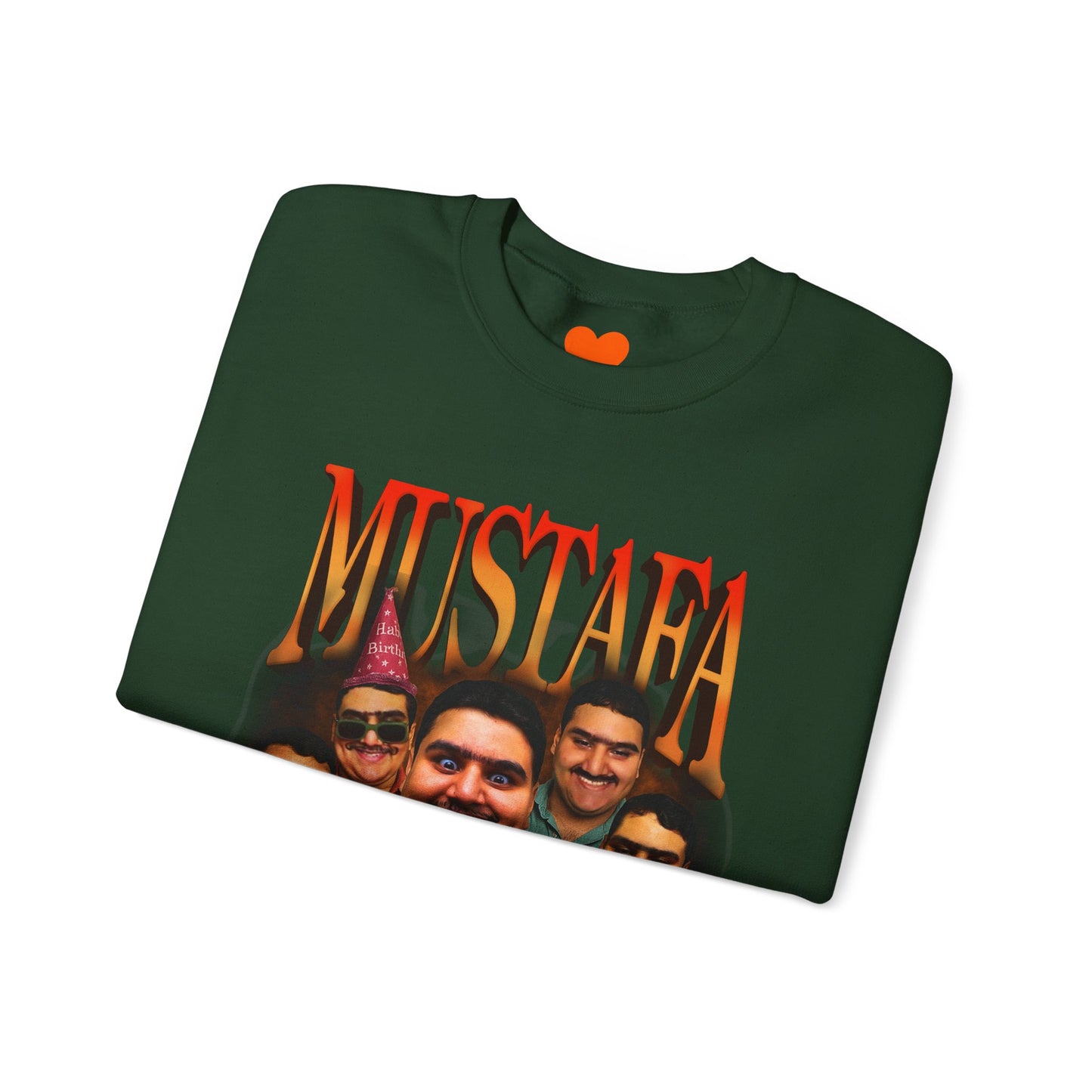 Vintage Mustafa Crewneck Sweatshirt | Retro Style, Unisex Gift, 90s Vibes, Cozy Fashion, Perfect for Casual Outings