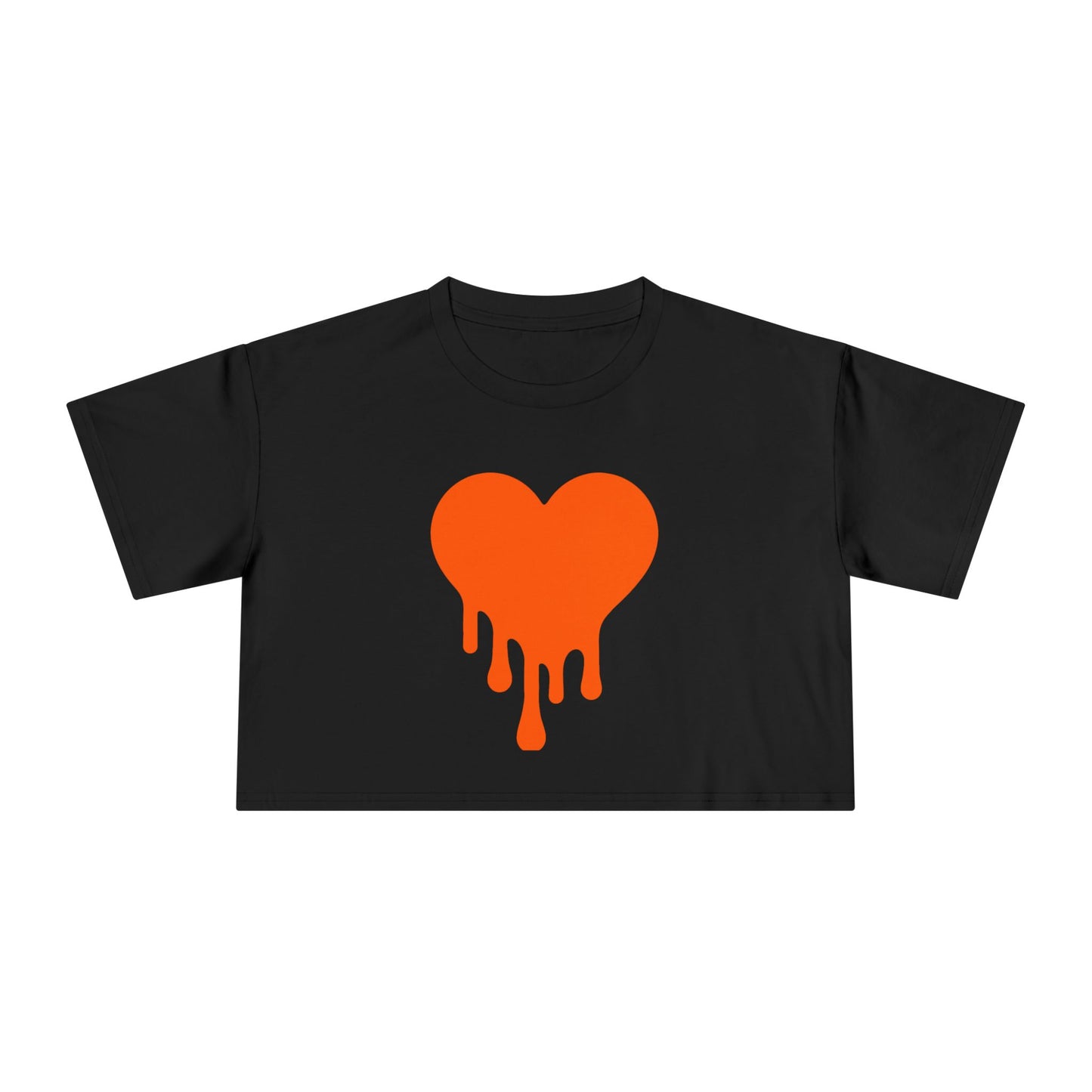 Dripping Heart Women's Crop Tee