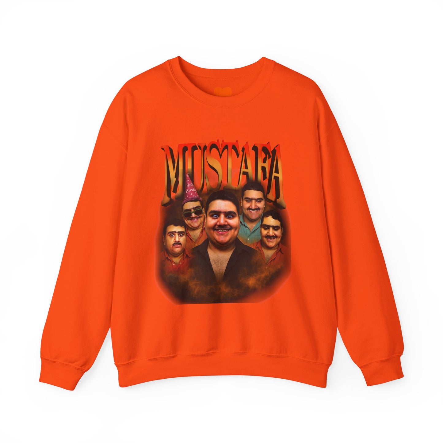 Vintage Mustafa Crewneck Sweatshirt | Retro Style, Unisex Gift, 90s Vibes, Cozy Fashion, Perfect for Casual Outings