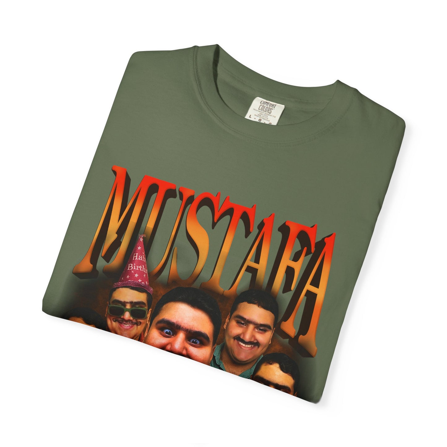 Retro Graphic Tee for Mustafa Fans | Unisex Garment-Dyed T-Shirt, Vintage Style, Gift for Him, Casual Wear, Nostalgic Apparel