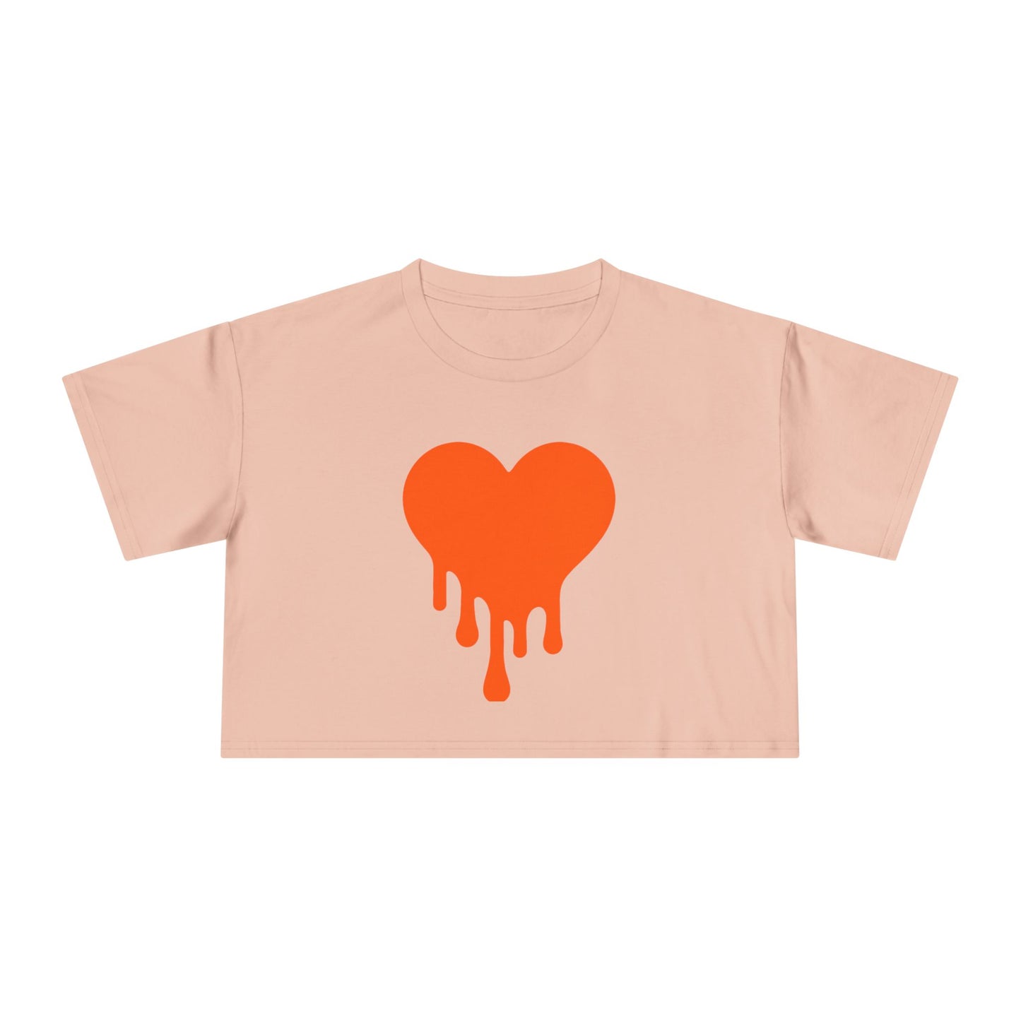 Dripping Heart Women's Crop Tee