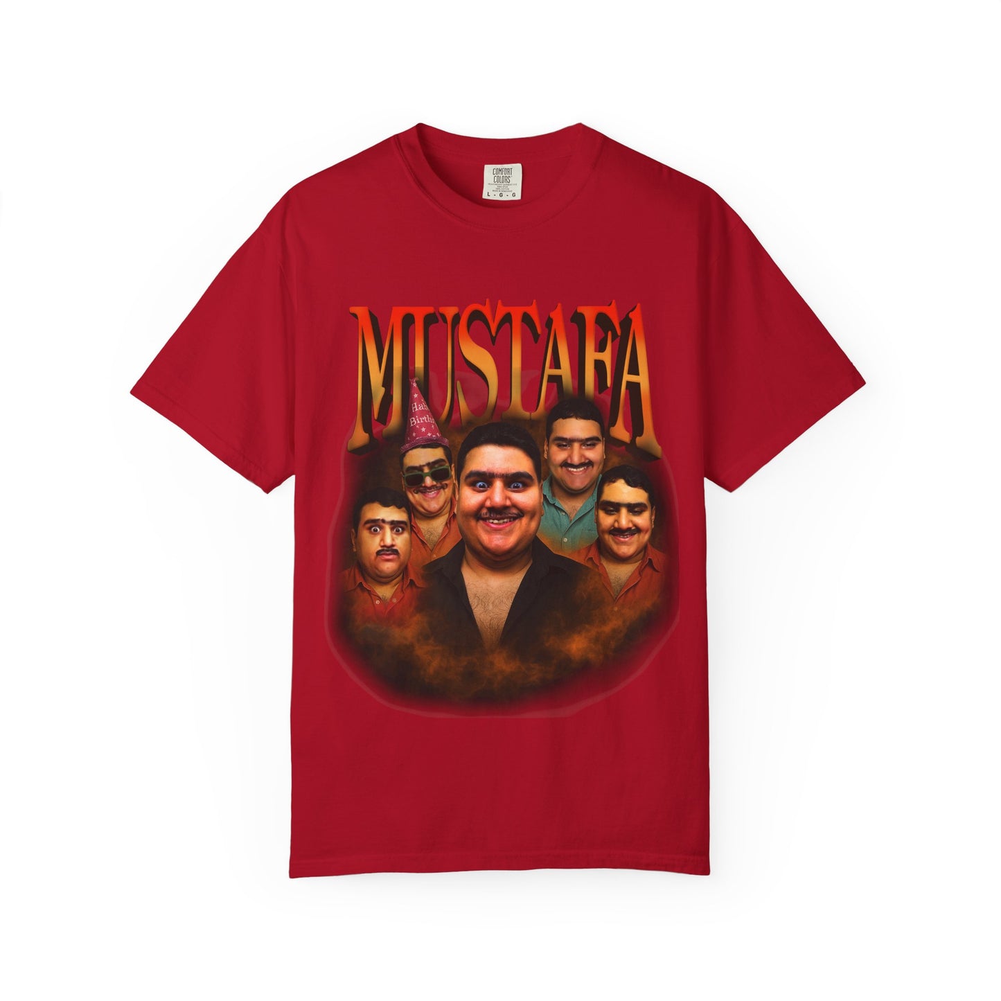 Retro Graphic Tee for Mustafa Fans | Unisex Garment-Dyed T-Shirt, Vintage Style, Gift for Him, Casual Wear, Nostalgic Apparel
