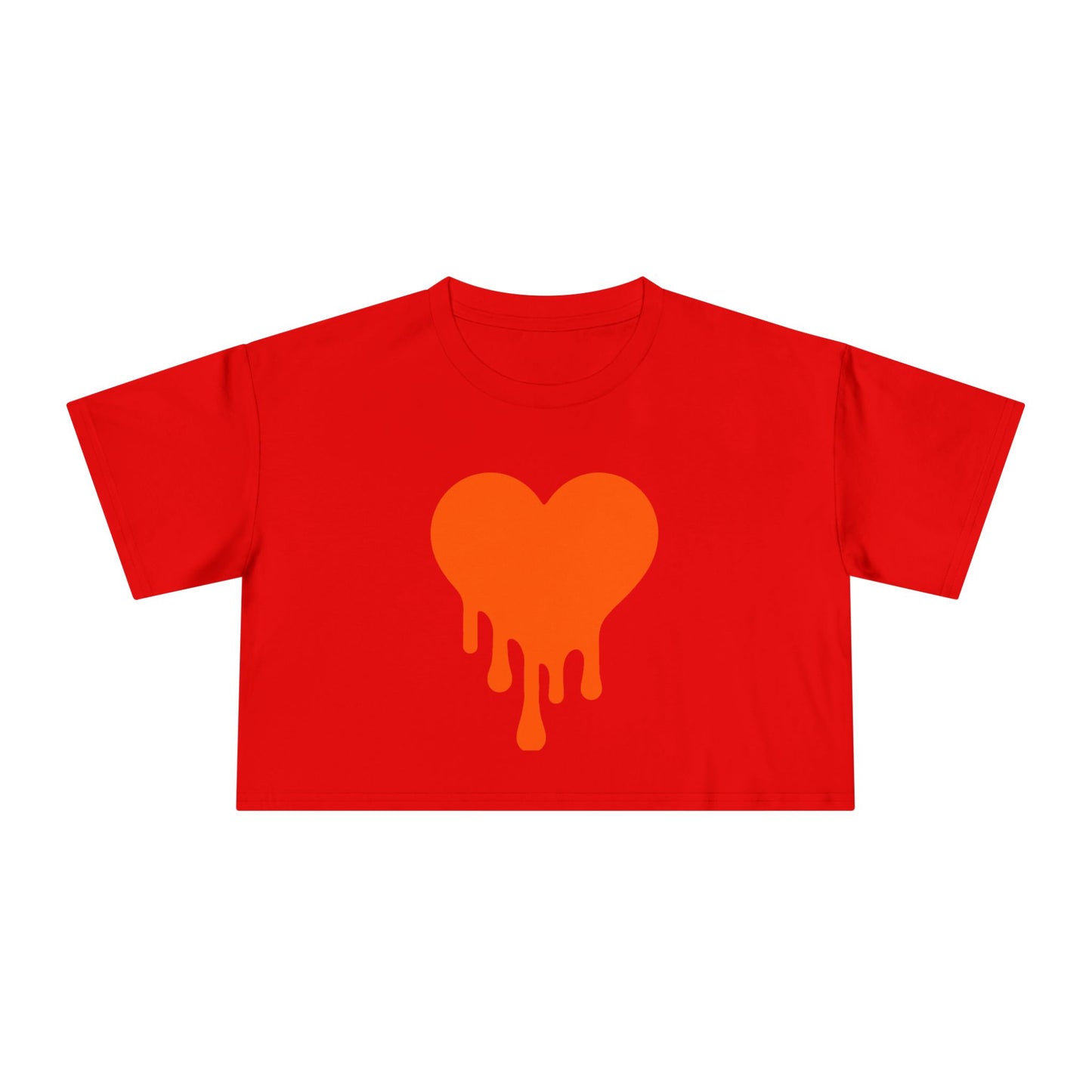Dripping Heart Women's Crop Tee
