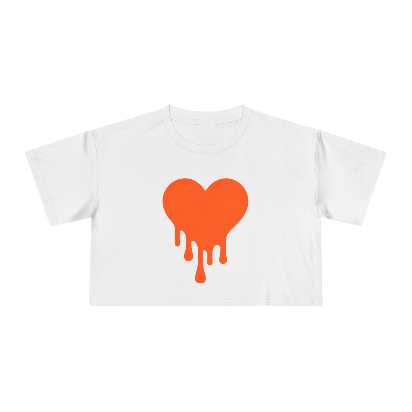 Dripping Heart Women's Crop Tee