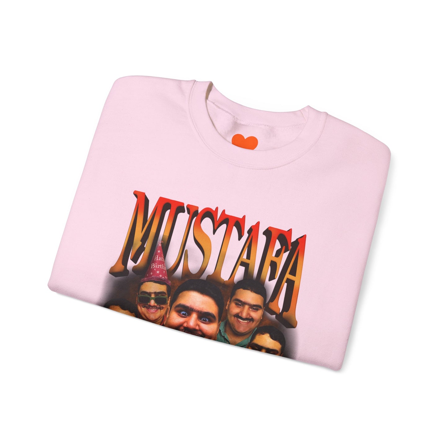 Vintage Mustafa Crewneck Sweatshirt | Retro Style, Unisex Gift, 90s Vibes, Cozy Fashion, Perfect for Casual Outings