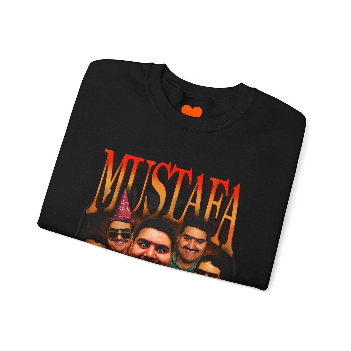 Vintage Mustafa Crewneck Sweatshirt | Retro Style, Unisex Gift, 90s Vibes, Cozy Fashion, Perfect for Casual Outings